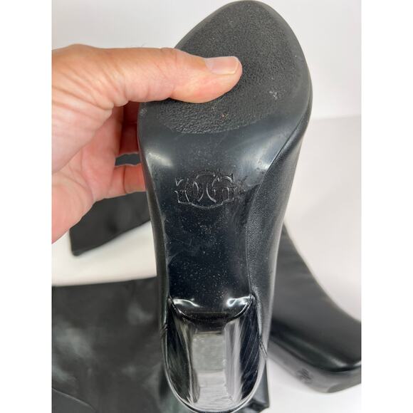 Guess Black Genuine Leather Knee High Boots Y2K Designer Formal Size US 7
Chic - Picture 8 of 16